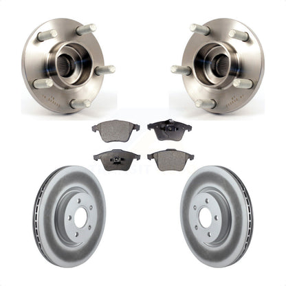 Ensemble de roulement de moyeu avant, Kit de plaquettes de frein à disque revêtues pour Volvo S40 V50 C7
