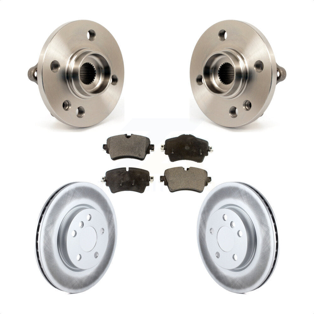 Kit de plaquettes de rotor de frein enduites d'assemblage de roulement de moyeu avant pour Mini Cooper 2015 1.6