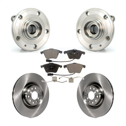 Ensemble de roulement de moyeu avant, Rotor de frein et Kit de plaquettes pour Volkswagen Passat CC Golf