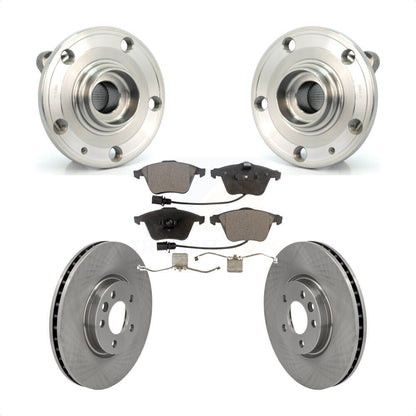Ensemble de roulements de moyeu avant, Rotors et plaquettes de frein à disque, Kit pour Volkswagen CC
