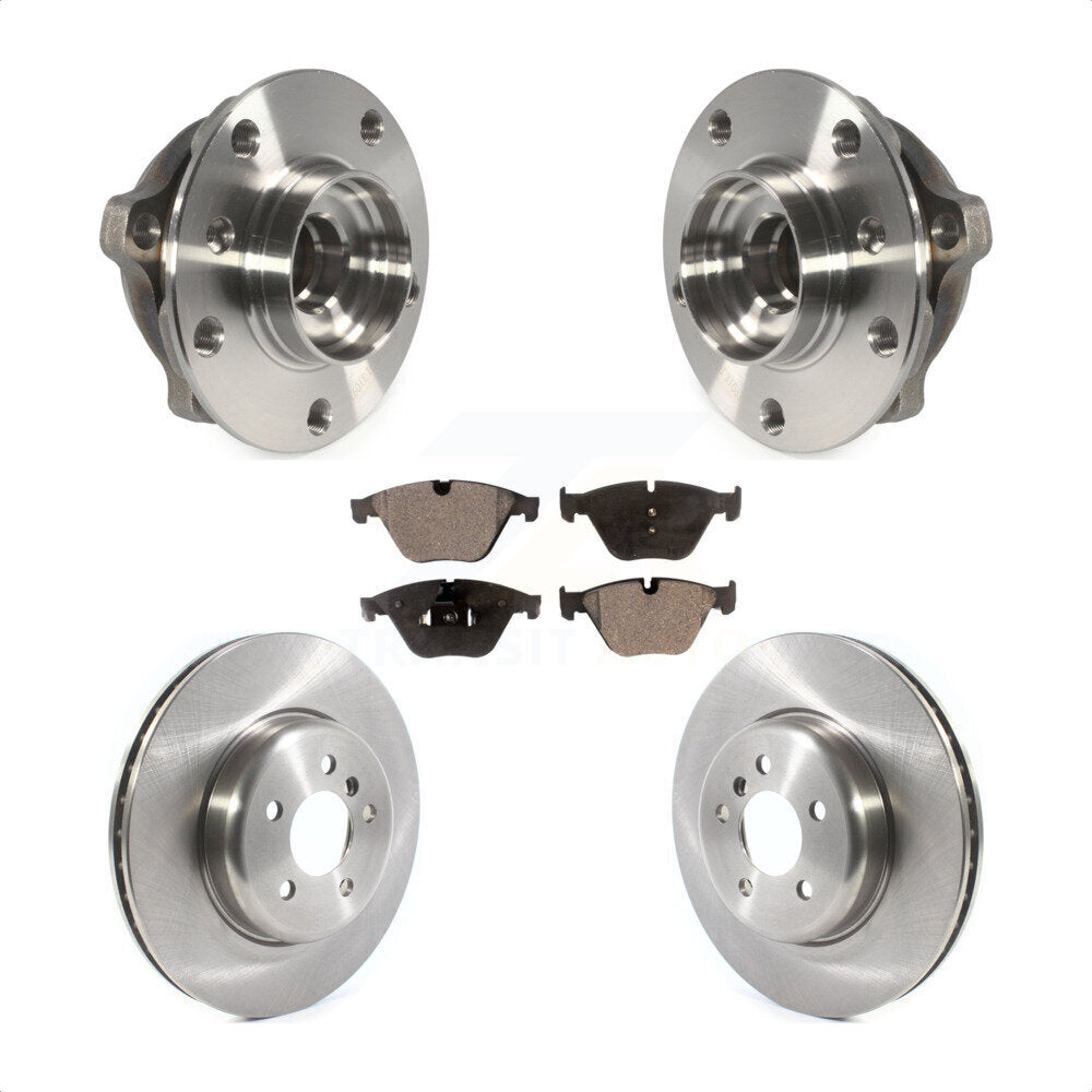 Kit de Rotor et de plaquettes de frein, roulement de moyeu avant, pour BMW 535i xDrive 535d 640i Gran Coup