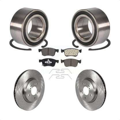 Kit de Rotor de frein à disque et de plaquettes semi-métalliques, roulement de roue avant, pour Honda Accor