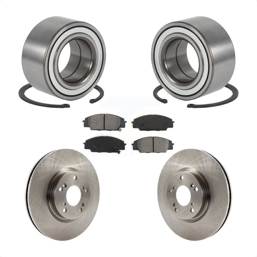 Kit de Rotor et plaquettes de frein à disque, roulement de roue avant, pour Acura RSX type 2002 – 2006
