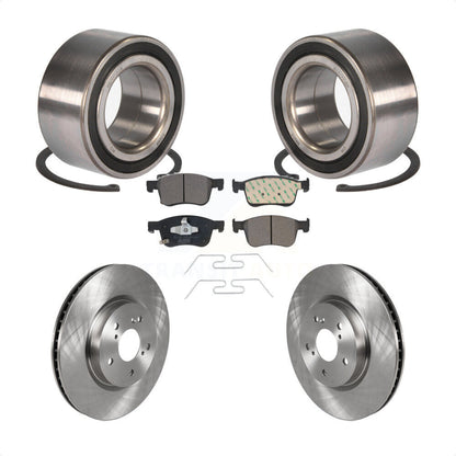 Kit de rotors de frein à disque et de plaquettes en céramique, roulement de roue avant, pour Honda Accord