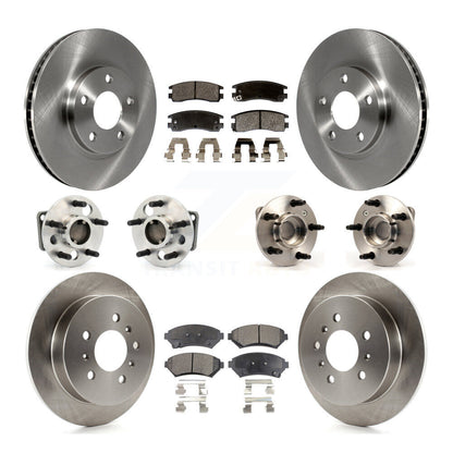 Kit de Rotor et de plaquettes de frein, roulement de moyeu avant et arrière (10 pièces) pour Chevrolet Impala Mont