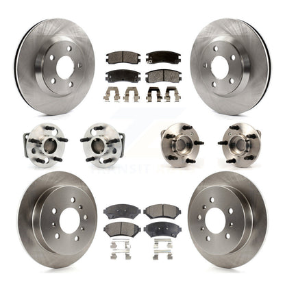 Kit de Rotor et de plaquettes de frein, roulement de moyeu avant et arrière (10 pièces) pour Chevrolet Impala Mont