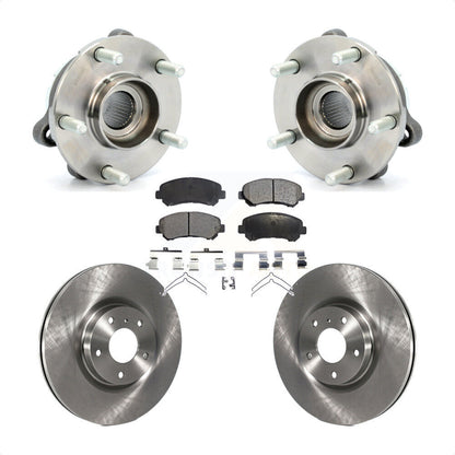 Ensemble de roulements de moyeu avant, Rotors et plaquettes de frein à disque pour Nissan Maxima
