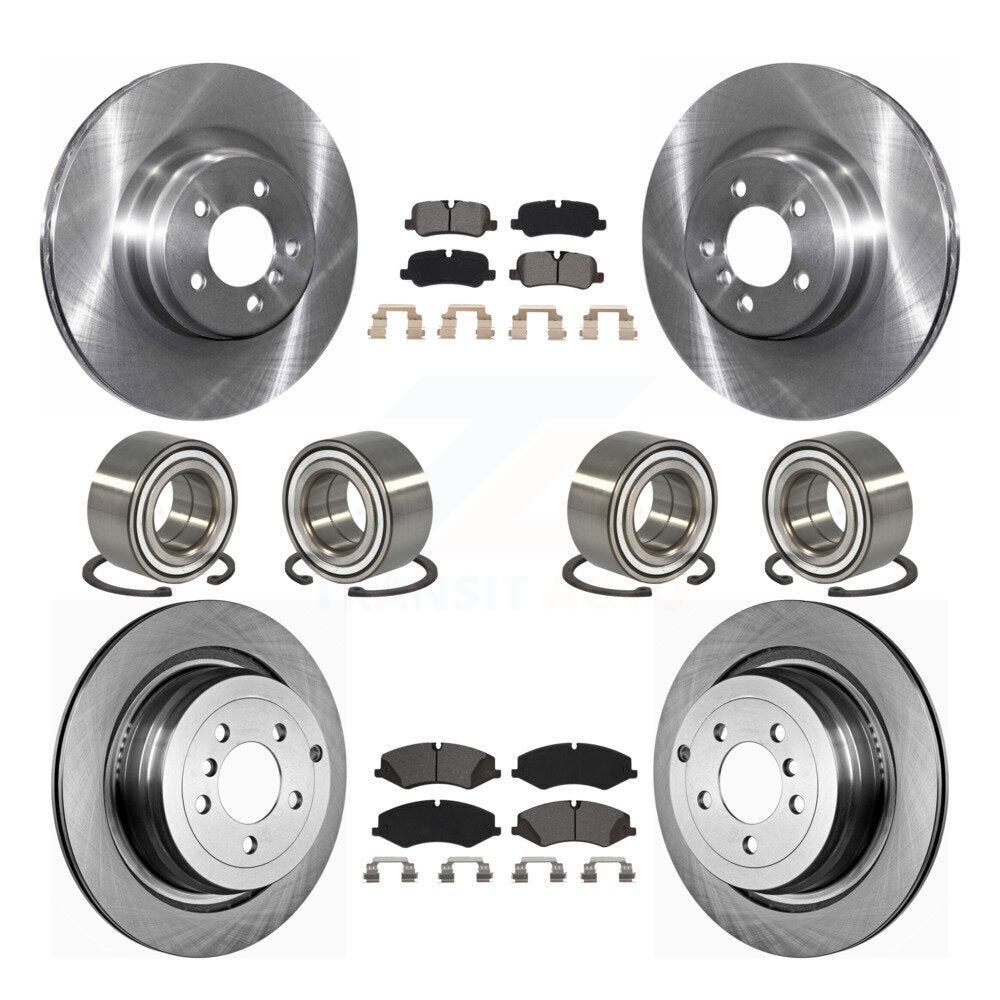 Kit de rotors et plaquettes de frein à disque, roulements avant et arrière (10 pièces) pour Land Rover Range