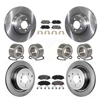 Kit de rotors et plaquettes de frein à disque, roulements avant et arrière (10 pièces) pour Land Rover Range