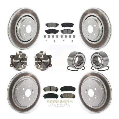 Kit de plaquettes de rotor de frein, roulement de moyeu avant et arrière (10 pièces) pour Lexus RX350 AW 2016