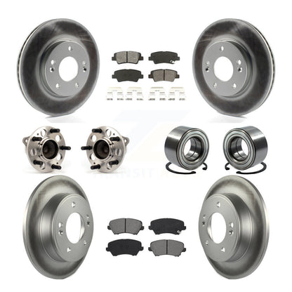 Kit de plaquettes de rotor de frein, roulement de moyeu avant et arrière (10 pièces), pour Kia Forte Hyundai G