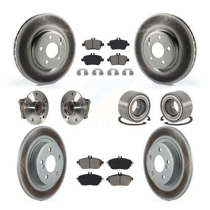 Kit de plaquettes de rotor de frein, roulement de moyeu avant et arrière (10 pièces) pour Mercedes-Benz GLA25