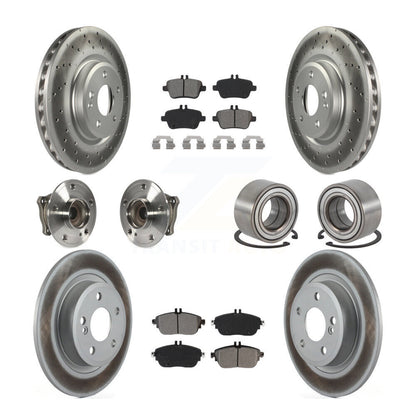 Kit de plaquettes de rotor de frein, roulement de moyeu avant et arrière (10 pièces) pour Mercedes-Benz CLA25