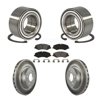 Kit de Rotor et de plaquettes de frein à disque revêtu de roulement de roue avant, pour Land Rover Range Spor