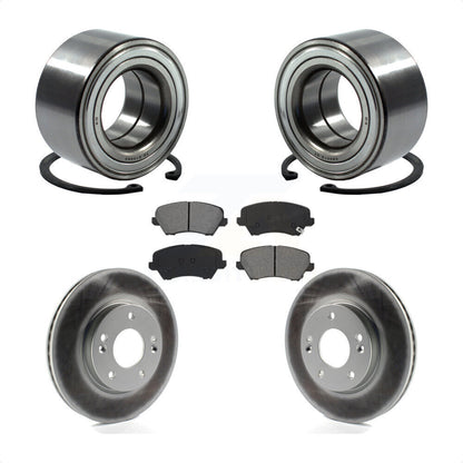 Kit de plaquettes de Rotor de frein enduites de roulement de roue avant, pour Kia Forte Hyundai Elantra G