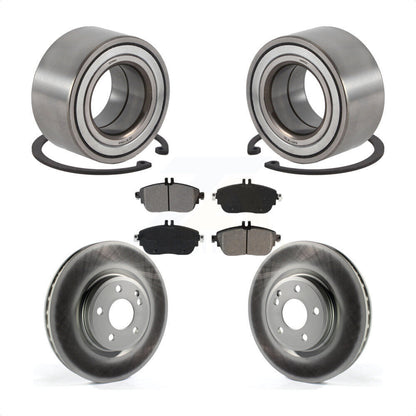 Kit de plaquettes de Rotor de frein enduit de roulement de roue avant, pour Mercedes-Benz GLA250 CLA250