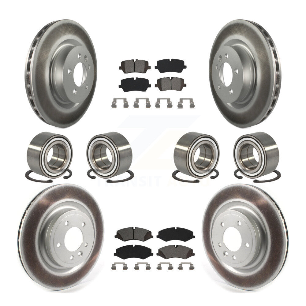 Kit de plaquettes de rotor de frein enduites de roulement avant et arrière (10 pièces) pour Land Rover Range Spor