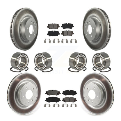 Kit de plaquettes de rotor de frein enduites de roulement avant et arrière (10 pièces) pour Land Rover Range Spor