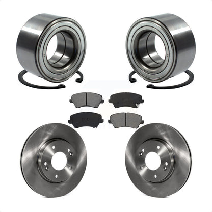 Kit de plaquettes de Rotor de frein, roulement de roue avant, pour Kia Forte Hyundai Elantra GT Forte