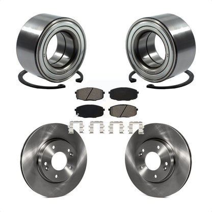 Kit de rotors et plaquettes de frein à disque de roulement de roue avant pour Kia Soul Forte KBB-11521