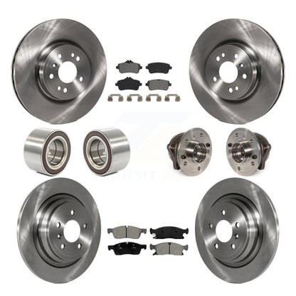 Kit de Rotor de frein et de patins de roulement de moyeu avant et arrière (10 pièces) pour Mercedes-Benz ML35