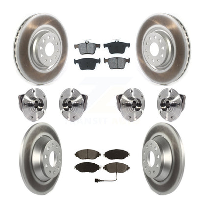 Kit de plaquettes de Rotor de frein, roulement de moyeu avant et arrière (10 pièces) pour Volkswagen Tiguan AW