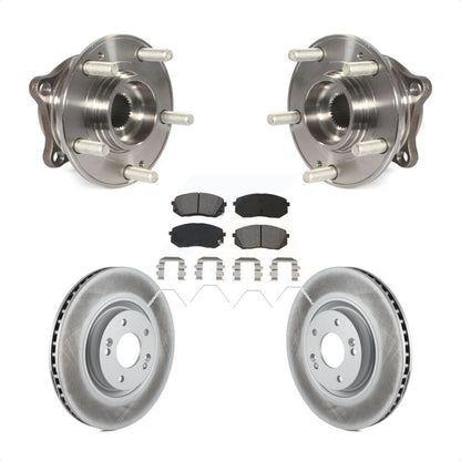 Kit de plaquettes de Rotor de frein à disque enduit de roulement de moyeu avant, pour Hyundai Sonata Kia Optim