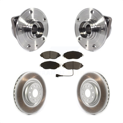 Kit de plaquettes de Rotor de frein, manteau de roulement de moyeu avant, pour Volkswagen Tiguan Jetta Audi Q3