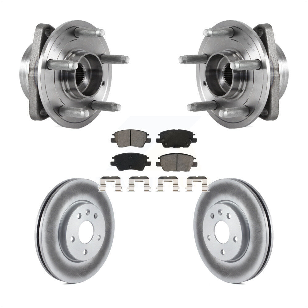 Kit de Rotor et plaquettes de frein revêtus de roulement de moyeu avant, pour Chevrolet Cruze Volt Bolt E