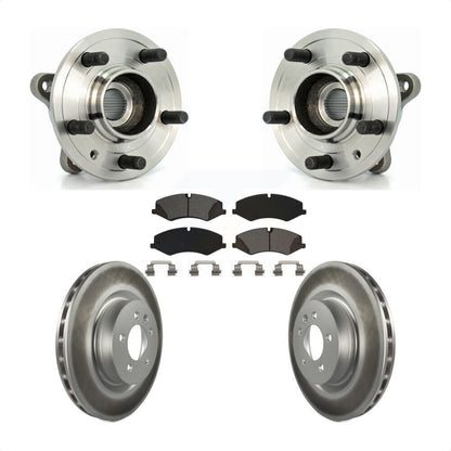 Kit de plaquettes de Rotor de frein à disque revêtu de roulement de moyeu avant, pour Land Rover Range Sport LR