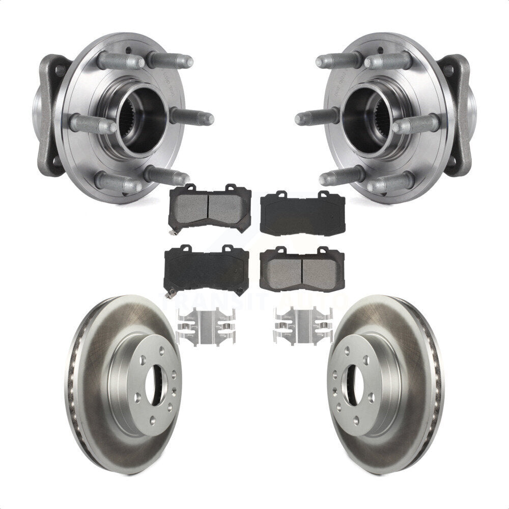 Kit de plaquettes de Rotor de frein, roulement de moyeu avant, pour Chevrolet Colorado GMC Canyon 4W