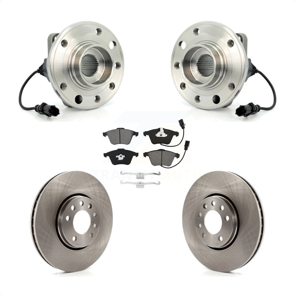 Kit de rotors et plaquettes de frein à disque, ensemble de roulements de moyeu avant pour Saab 9-3X