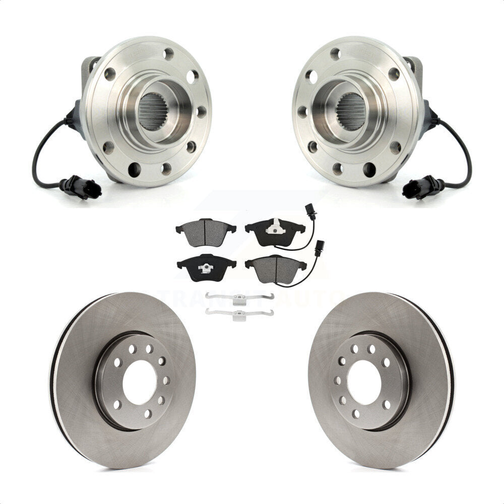Kit de rotors et plaquettes de frein à disque, ensemble de roulements de moyeu avant pour Saab 9-3X