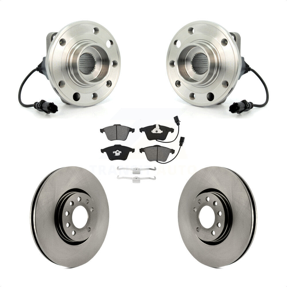 Kit de rotors et plaquettes de frein à disque, ensemble de roulements de moyeu avant pour Saab 9-3X