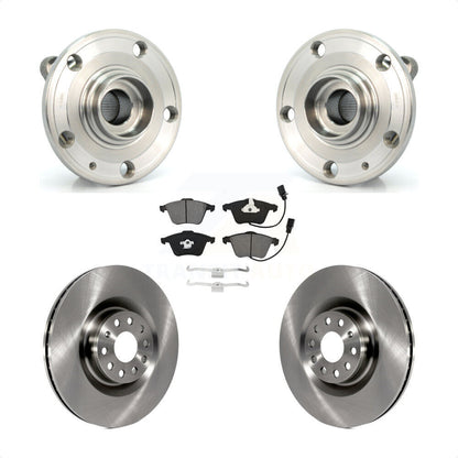 Ensemble de roulement de moyeu avant, Rotor de frein et Kit de plaquettes pour Volkswagen Passat CC Golf