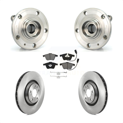 Ensemble de roulements de moyeu avant, Rotor de frein à disque et Kit de plaquettes pour Audi TT Quattro TT