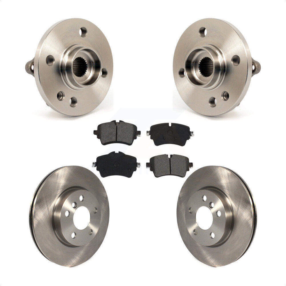 Ensemble de roulement de moyeu avant, Rotor de frein à disque et Kit de plaquettes pour Mini Cooper 2015 1.6
