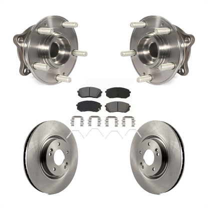 Ensemble de roulement de moyeu avant, Rotor de frein et Kit de plaquettes pour Hyundai Sonata Kia Optim