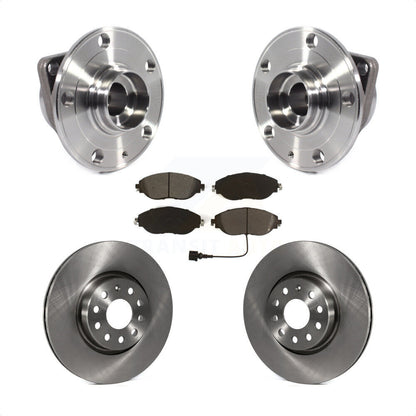 Kit de Rotor et plaquettes de frein à disque, ensemble de roulements de moyeu avant pour Volkswagen GTI Arteo