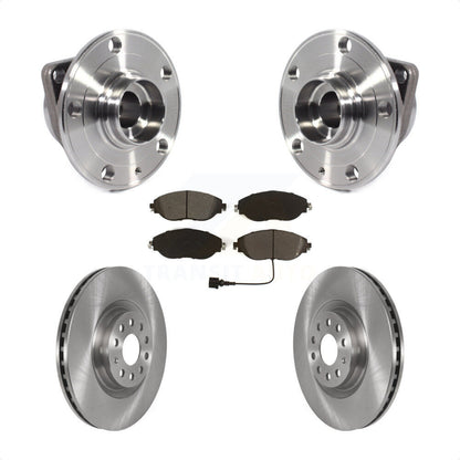 Kit de plaquettes de Rotor de frein, roulement de moyeu avant, pour Volkswagen Tiguan Jetta Audi Q3 GTI