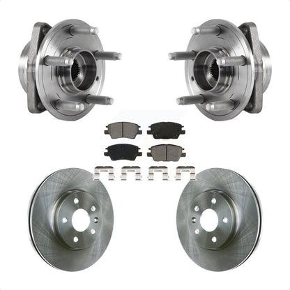 Kit de plaquettes de Rotor de frein, ensemble de roulements de moyeu avant pour Chevrolet Cruze Volt Bolt E