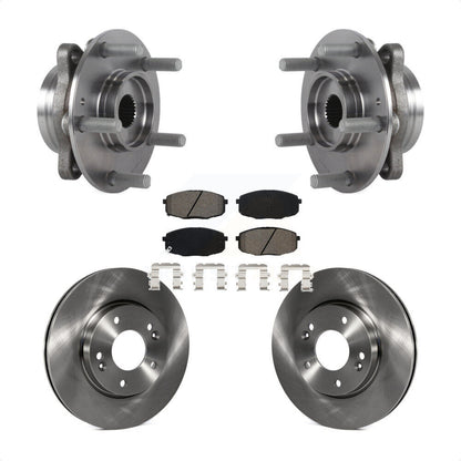 Kit de Rotor et plaquettes de frein, roulement de moyeu avant, pour Kia Forte Hyundai Elantra GT Forte
