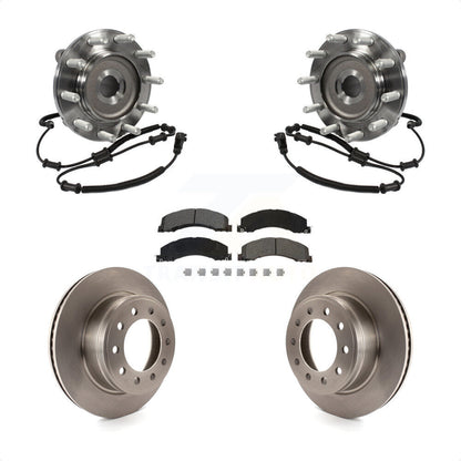 Ensemble de roulement de moyeu avant, Rotor de frein à disque et Kit de plaquettes pour Ram Dodge 4500 550
