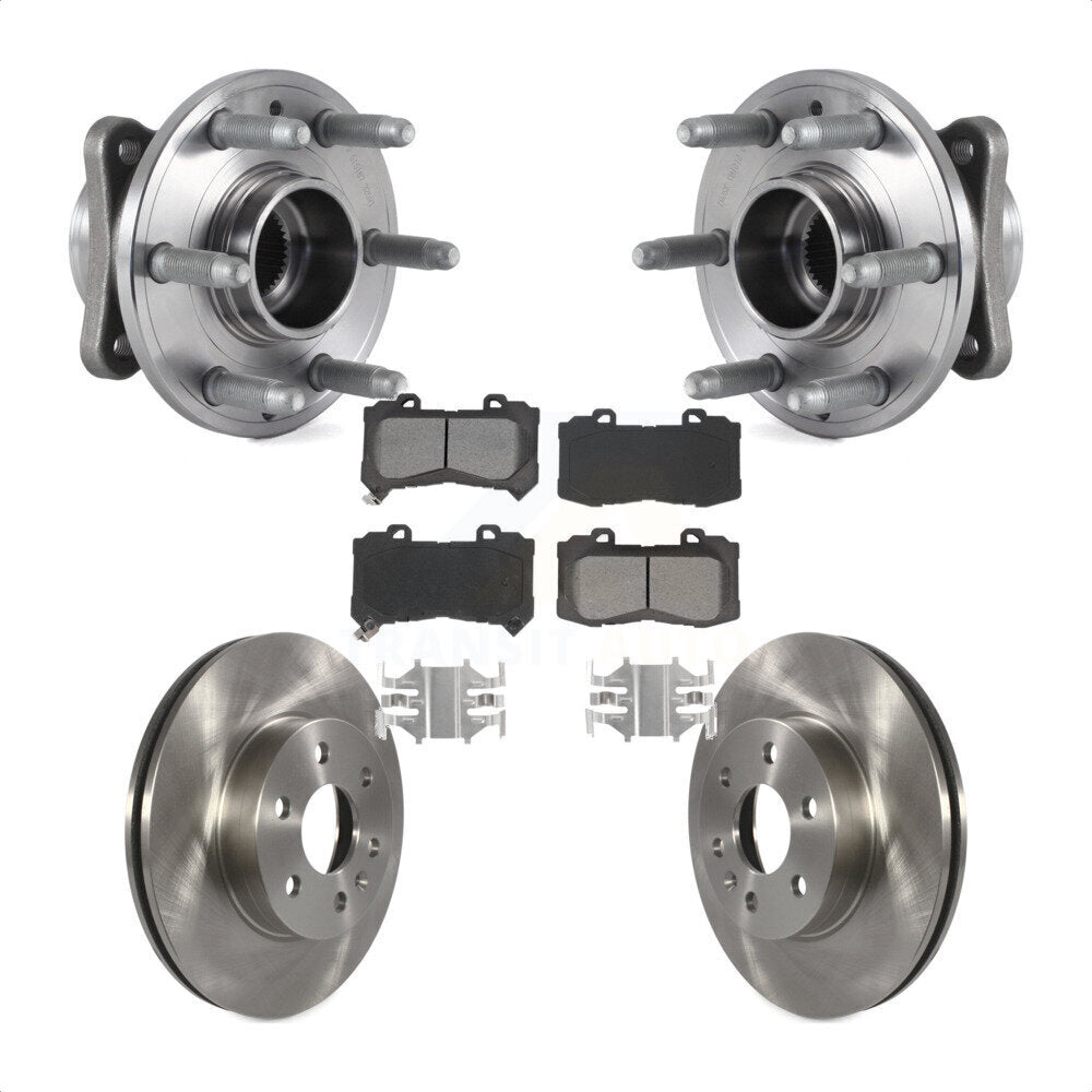 Kit de plaquettes de Rotor de frein à disque, roulement de moyeu avant, pour Chevrolet Colorado GMC Canyon 4W