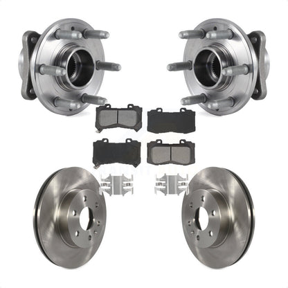 Kit de plaquettes de Rotor de frein à disque, roulement de moyeu avant, pour Chevrolet Colorado GMC Canyon 4W