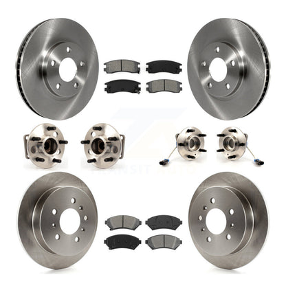 Kit de Rotor et de plaquettes de frein, roulement de moyeu avant et arrière (10 pièces) pour Chevrolet Impala Mont