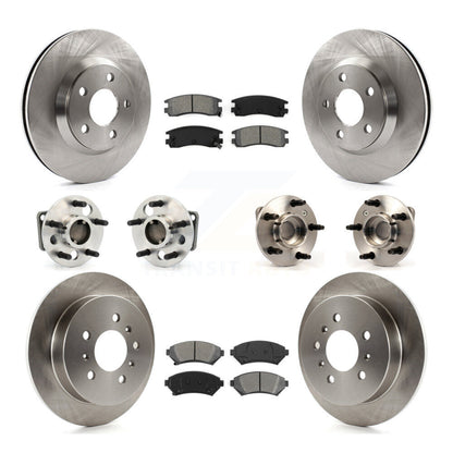 Kit de Rotor et de plaquettes de frein, roulement de moyeu avant et arrière (10 pièces) pour Chevrolet Impala Mont