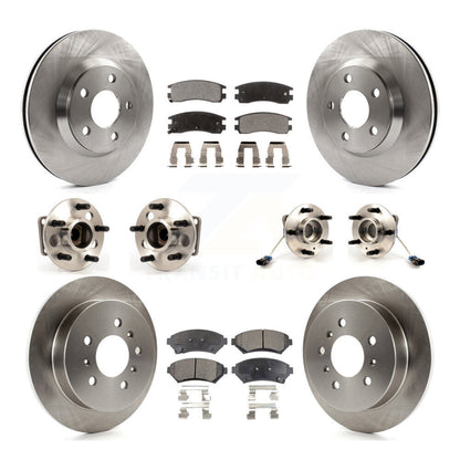Kit de Rotor et de plaquettes de frein, roulement de moyeu avant et arrière (10 pièces) pour Chevrolet Impala Mont