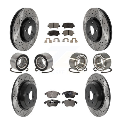 Kit de plaquettes de Rotor de frein revêtues de roulements avant et arrière (10 pièces) pour Land Rover Range Evoqu