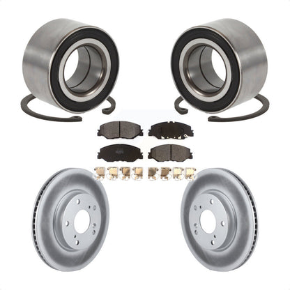 Kit de plaquettes de Rotor de frein à disque enduit de roulement de roue avant pour Honda Insigh 2019 – 2022